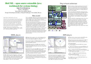 BioUML – open source extensible Java workbench for systems biology biouml