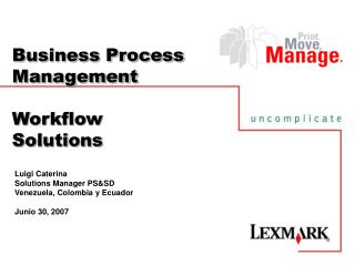 Business Process Management Workflow Solutions