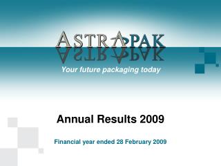 Annual Results 2009