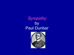 Sympathy by Paul Dunbar
