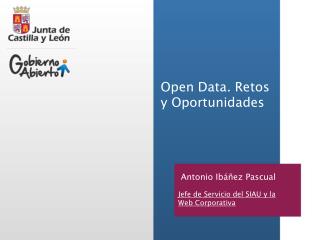 Open Data. Retos y Oportunidades