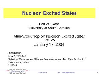 Nucleon Excited States