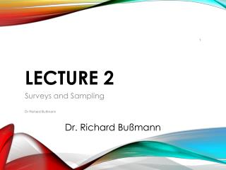 Lecture 2