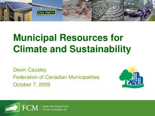 Municipal Resources for Climate and Sustainability