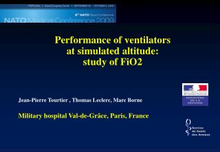 Performance of ventilators at simulated altitude: study of FiO2