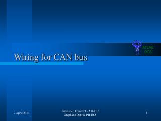 Wiring for CAN bus