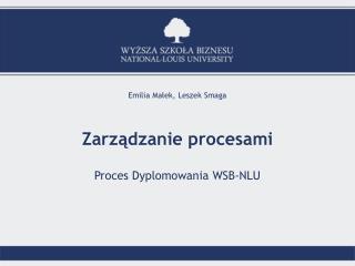 Zarządzanie procesami