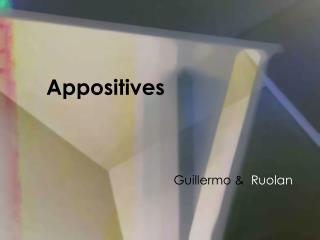 Appositives