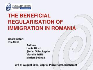3rd of August 2010, Capital Plaza Hotel, Bucharest