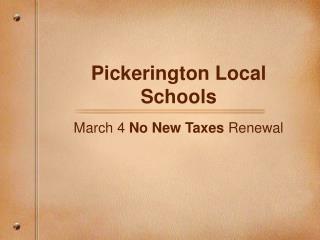 Pickerington Local Schools