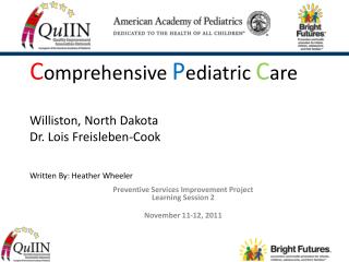 Preventive Services Improvement Project Learning Session 2 November 11-12, 2011