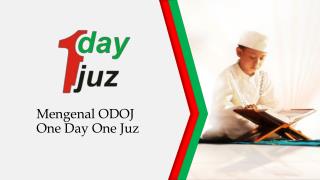 Mengenal ODOJ One Day One Juz