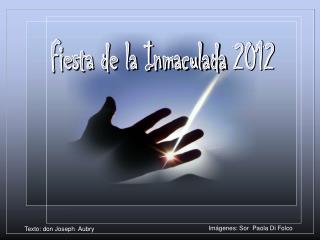Fiesta de la Inmaculada 2012