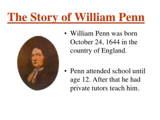 The Story of William Penn