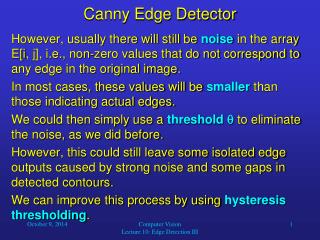 Canny Edge Detector