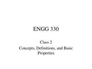 ENGG 330