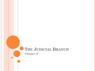 The Judicial Branch