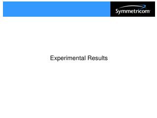 Experimental Results