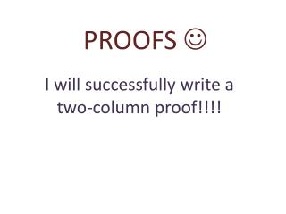 PROOFS 