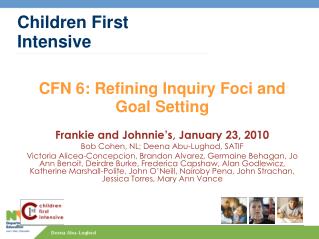 Children First Intensive