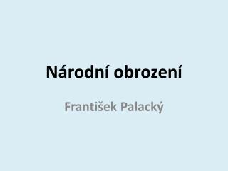 Národní obrození