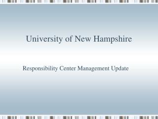 University of New Hampshire