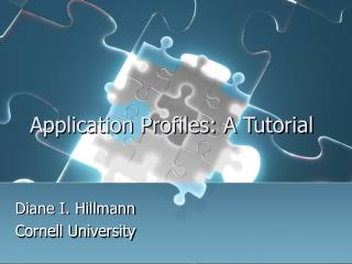 Application Profiles: A Tutorial