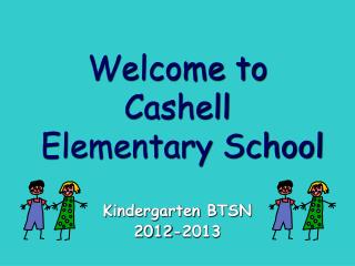 Welcome to Cashell Elementary School