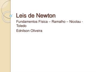 Leis de Newton