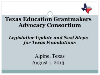 Texas Education Grantmakers Advocacy Consortium