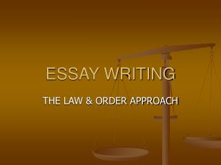 ESSAY WRITING