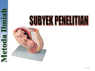 SUBYEK PENELITIAN