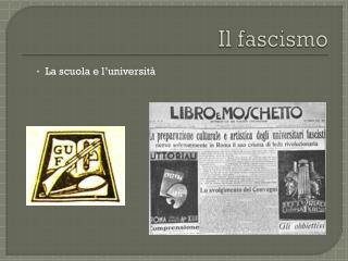 Il fascismo