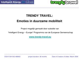 TRENDY TRAVEL: Emoties in duurzame mobiliteit