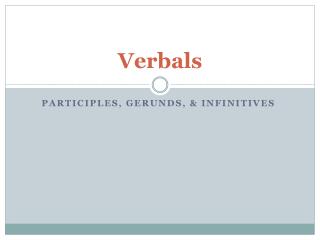 Verbals