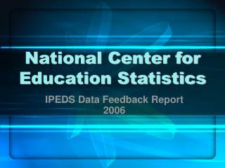 National Center for Education Statistics