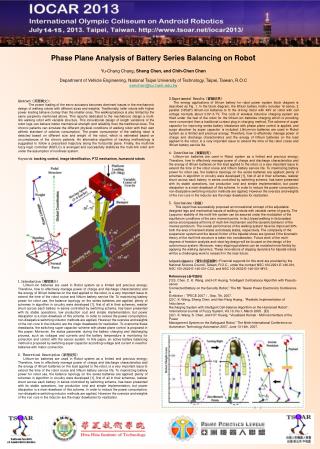 Phase Plane Analysis of Battery Series Balancing on Robo t