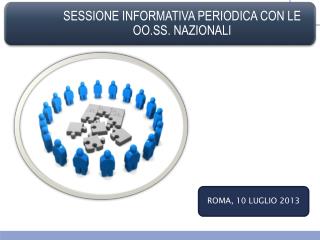 SESSIONE INFORMATIVA PERIODICA CON LE OO.SS . NAZIONALI