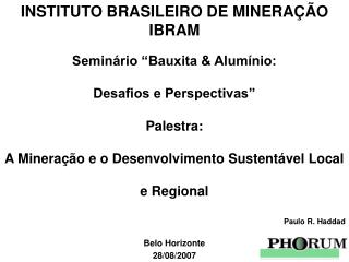 Belo Horizonte 28/08/2007