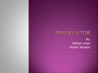 Prosecutor