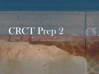 CRCT Prep 2