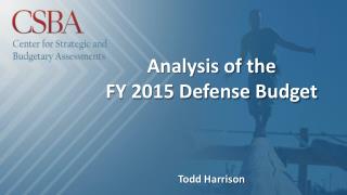 Analysis of the FY 2015 Defense Budget