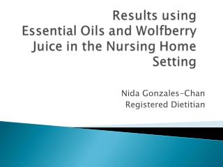 Nida Gonzales-Chan Registered Dietitian