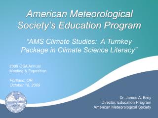 American Meteorological Society’s Education Program