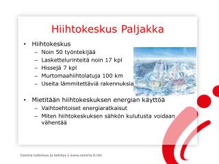 Hiihtokeskus Paljakka