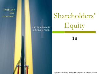 Shareholders’ Equity