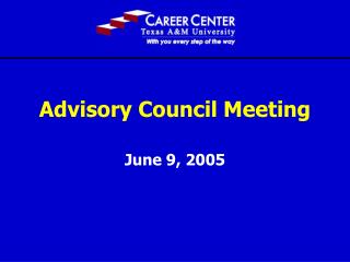 Advisory Council Meeting