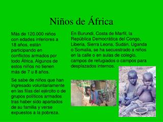 Niños de África