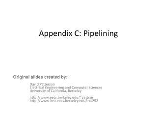 Appendix C: Pipelining