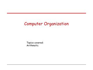 Computer Organization